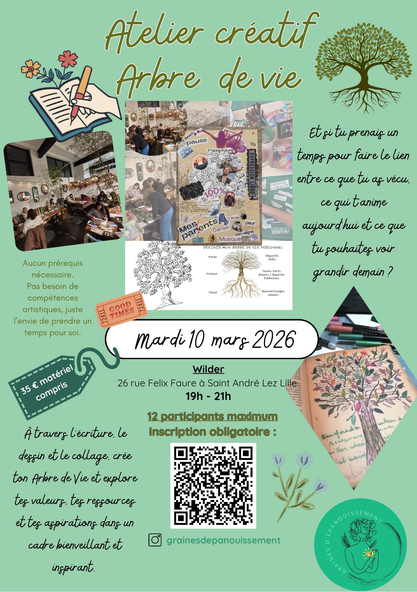 Atelier créatif – Arbre de Vie