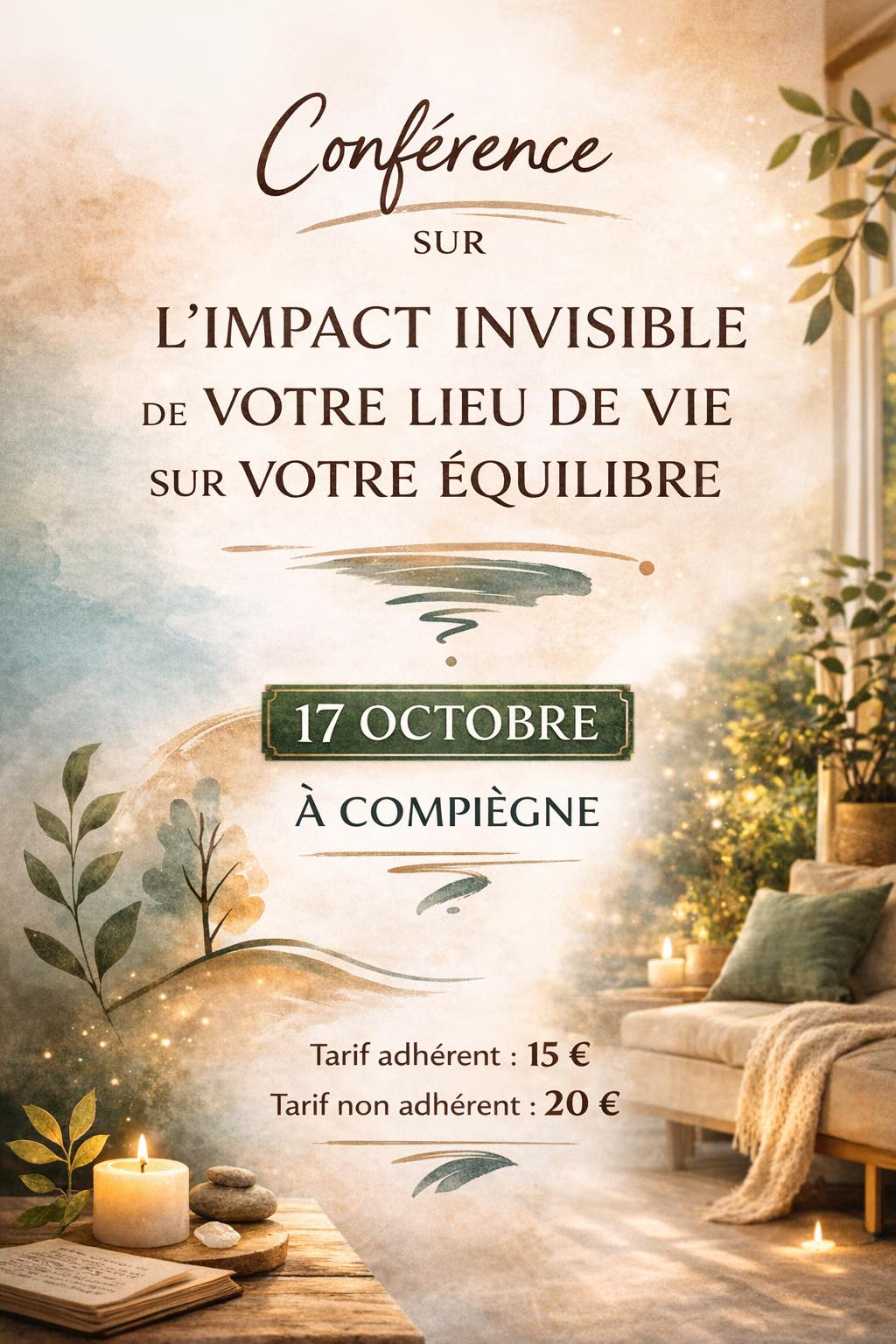 Conférence sur l’impact de notre lieu de vie sur notre équilibre.